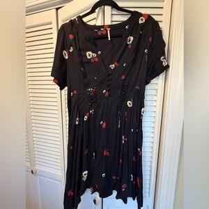 Free People Strawberry and Flower Dress